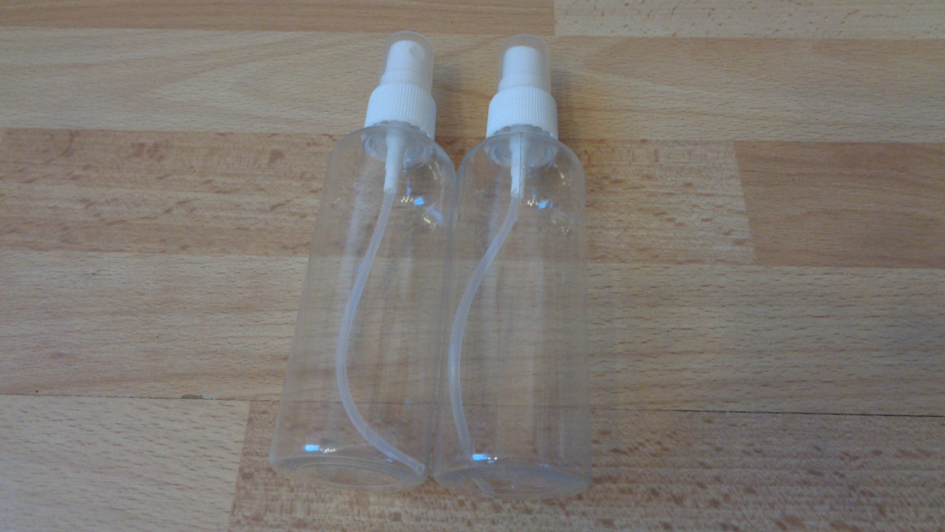 1486 – Atomiseur vide en plastique Transparent 100 ml (2 pcs ) neufs – Image 10
