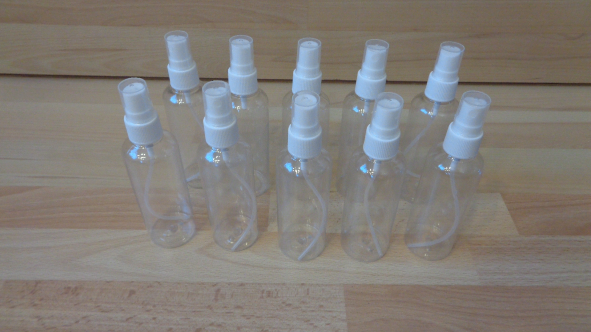 1486 – Atomiseur vide en plastique Transparent 100 ml (2 pcs ) neufs – Image 9