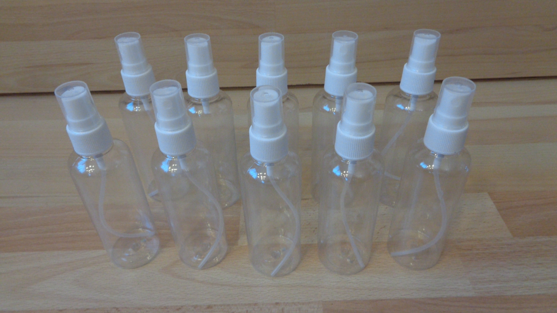 1486 – Atomiseur vide en plastique Transparent 100 ml (2 pcs ) neufs – Image 8