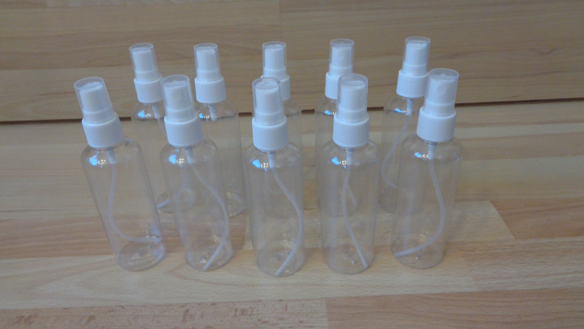 1486 – Atomiseur vide en plastique Transparent 100 ml (2 pcs ) neufs – Image 7