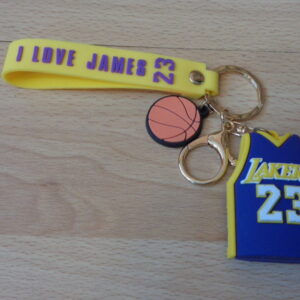 1532 – Porte Clé en Silicone Maillot de Basket Lakers 23 neuf