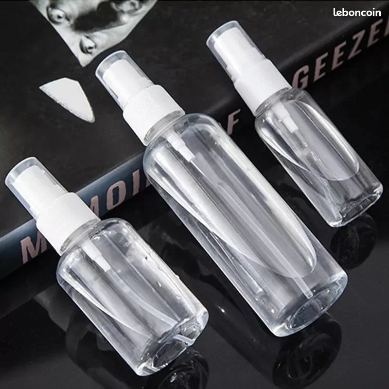1486 – Atomiseur vide en plastique Transparent 100 ml (2 pcs ) neufs – Image 6