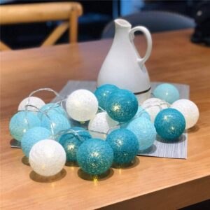 1602 – Guirlande lumineuse de Noël à 20 Boules neuve