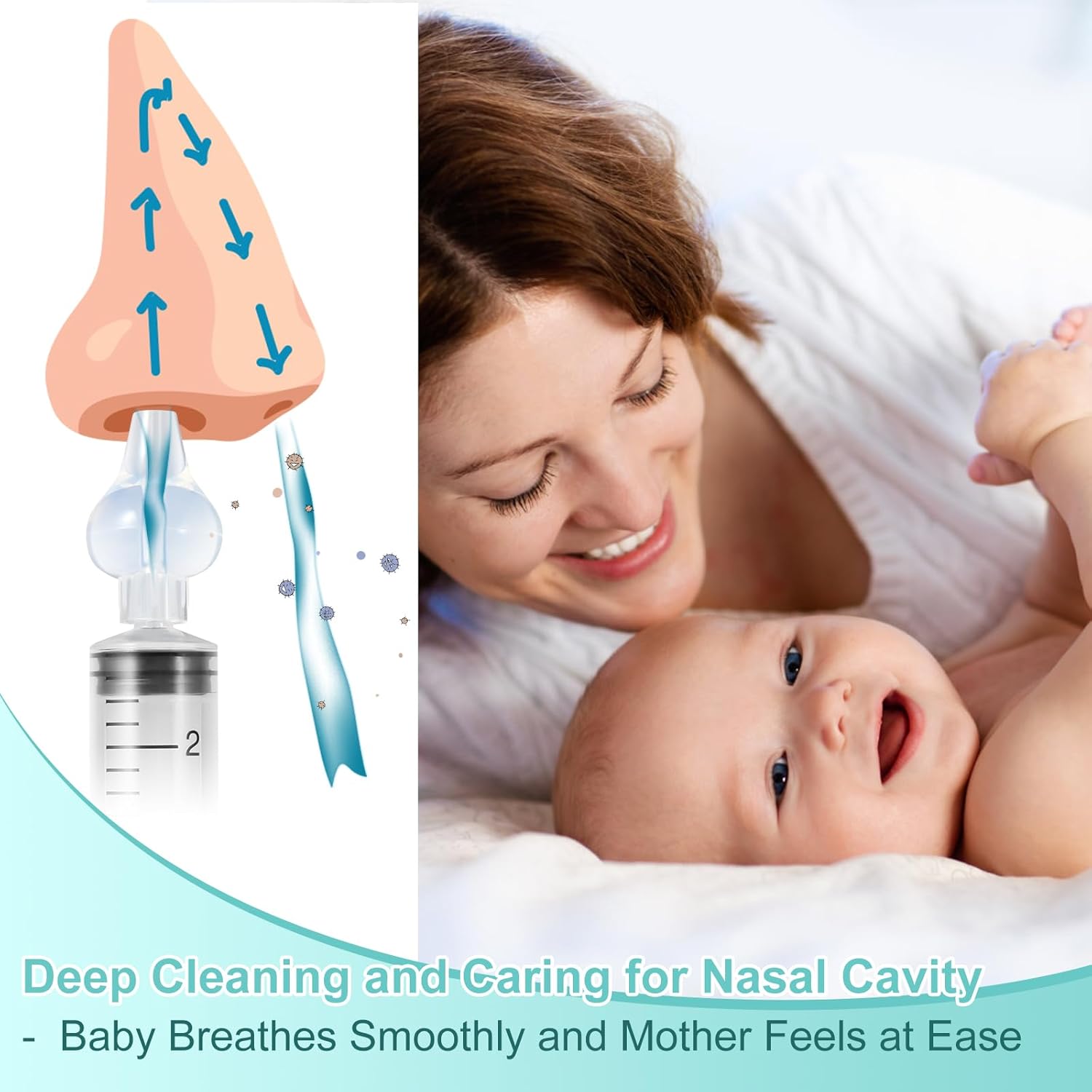 1628 – 2 Seringues d'aspirateur Nasal pour bébé neuves – Image 4