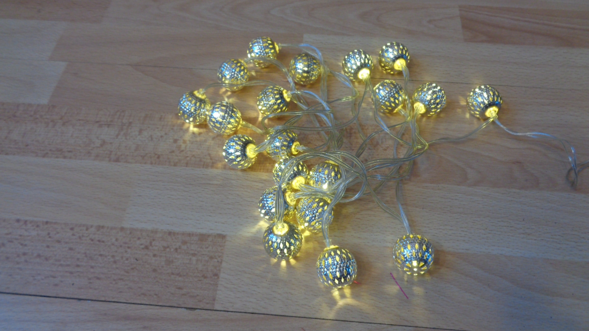 1601 – Guirlande Lumineuse de 300 cm de 20 Boules neuve – Image 11