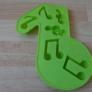 1706 – Moule en silicone note de musique neuf