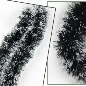 1599 – Guirlande noire et blanche de 190 cm neuve