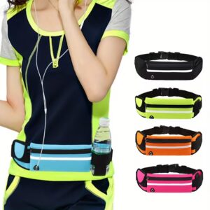 1679 – Ceinture de Sport Extérieure Grande Capacité jaune neuve