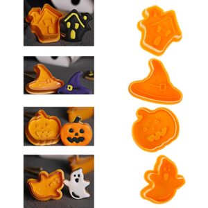 2048 – 4 emporte-Pièces d&rsquo; halloween 3D neufs