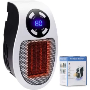 1900 – Radiateur Électrique Air Soufflant  500W avec télécommande neuf