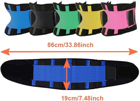 2064 – Ceinture de soutien pour le dos, confortable et doux neuve – Image 13
