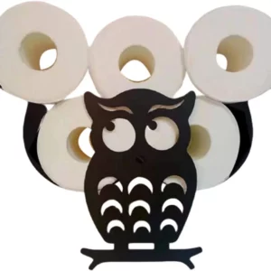 1750 – Porte-Papier hygiénique en Forme de Hibou neuf