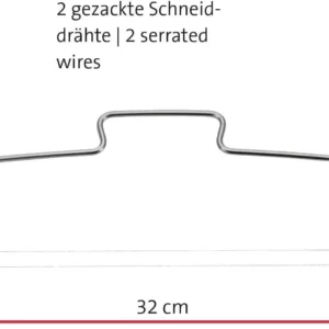 1897 – Trancheur de gâteaux double ligne réglable En acier neuf