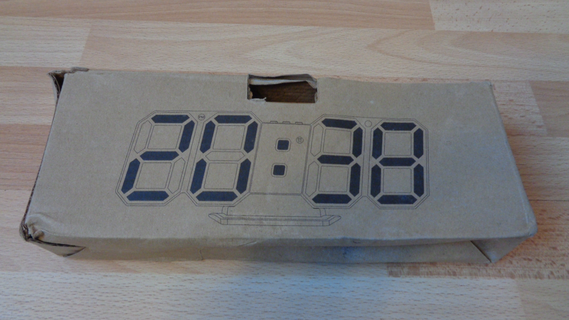 Horloge Digitale Voiture Avec Commande Tactile - Affichage LED Lisible - Portable Pour Tableau De Bord, Maison, Voyage - Diamètre 46 Mm
