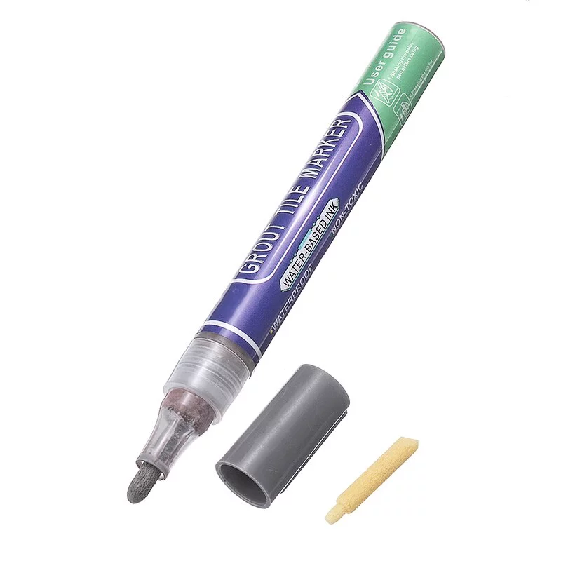 1945 – Stylo de réparation de joints de carrelage gris neuf – Image 3