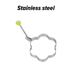1865 – moule de cuisson en acier inoxydable fleur pour pancakes , blinis , oeufs  neuf