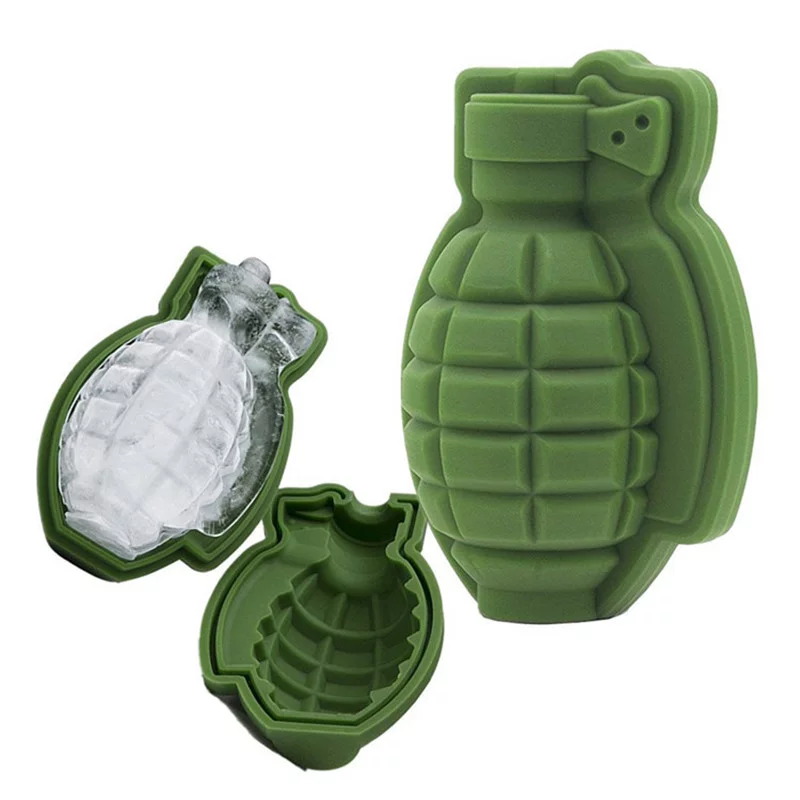 1873 – Moule à gâteaux en Silicone en forme de Grenade 3D neuf – Image 8