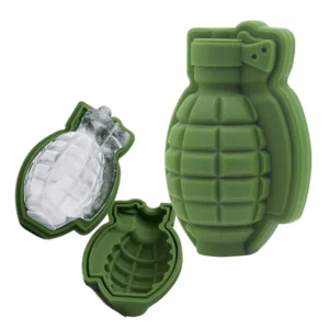 1873 – Moule à gâteaux en Silicone en forme de Grenade 3D neuf