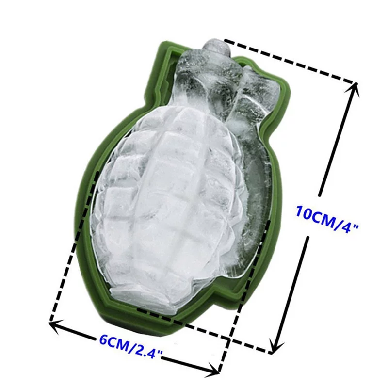 1873 – Moule à gâteaux en Silicone en forme de Grenade 3D neuf – Image 5