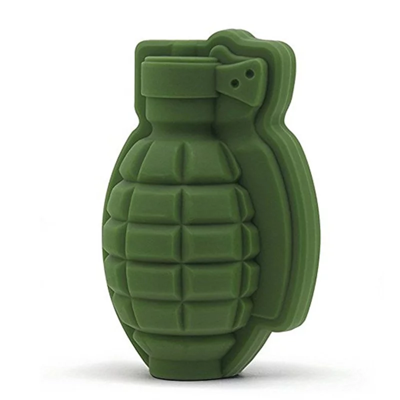 1873 – Moule à gâteaux en Silicone en forme de Grenade 3D neuf – Image 7