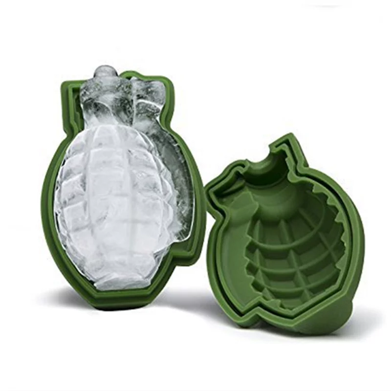 1873 – Moule à gâteaux en Silicone en forme de Grenade 3D neuf – Image 3