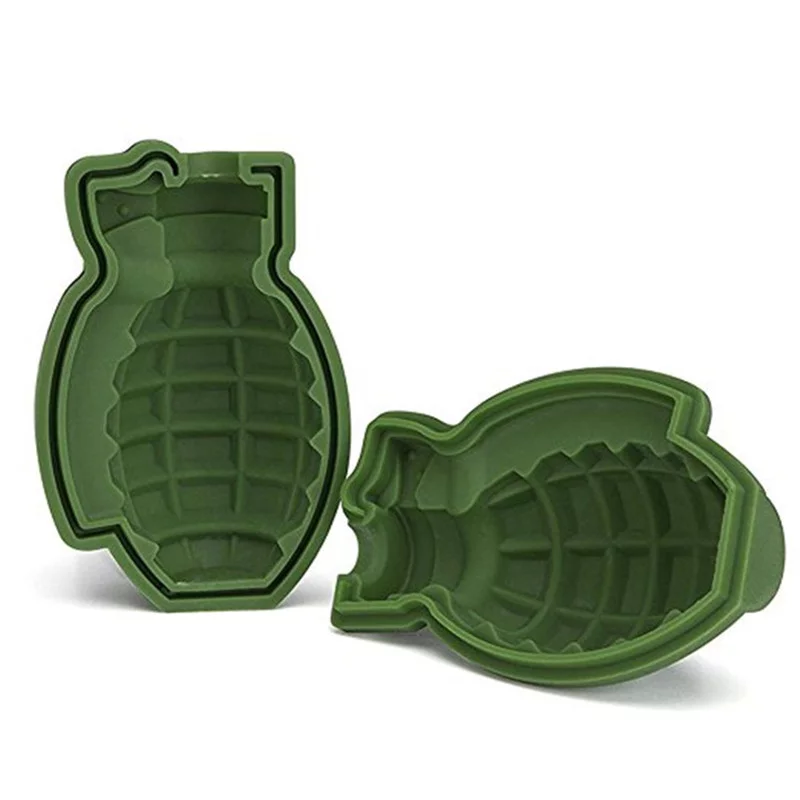 1873 – Moule à gâteaux en Silicone en forme de Grenade 3D neuf – Image 6