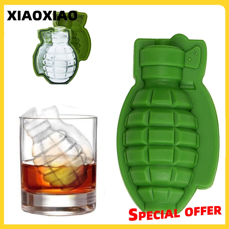 1873 – Moule à gâteaux en Silicone en forme de Grenade 3D neuf – Image 2