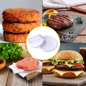 1884 – Presse à Hamburger en PVC de forme ronde neuve