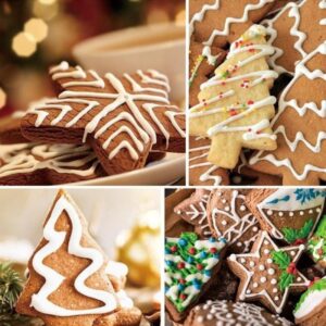 2047 – 4 emporte-Pièces de Noël 3D neufs