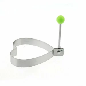 1864 – moule de cuisson en acier inoxydable coeur pour pancakes , blinis , oeufs  neuf