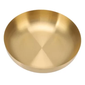 1968 – Bol à mélanger en acier inoxydable doré 24 cm neuf