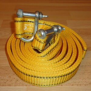 2086 – Sangle de remorquage avec deux crochets de 5 m neuve