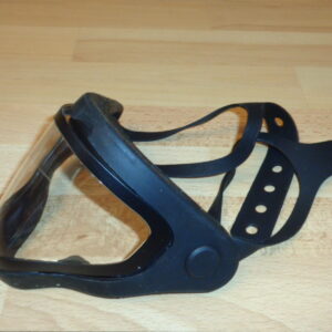 2188 – Masque de protection transparent avec boucle réglable neuf