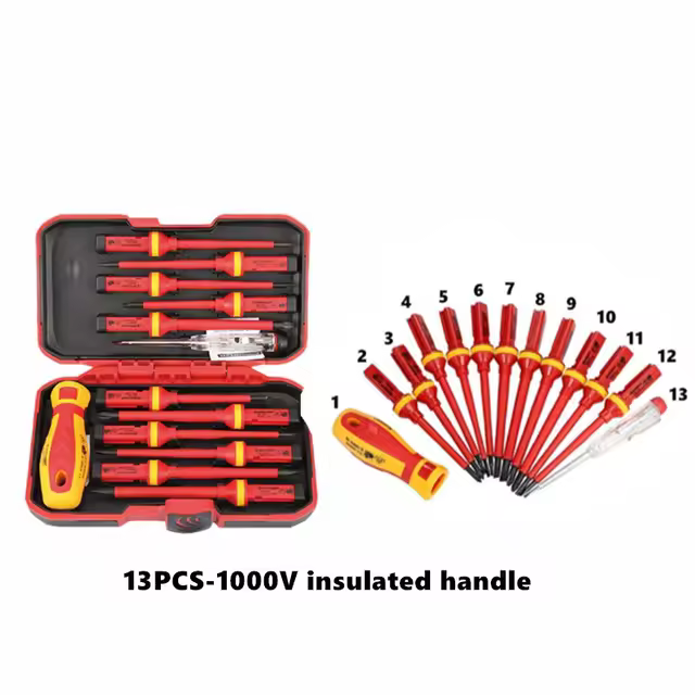 2187 – Tournevis électricien isolé 1000V – 13 pièces neufs – Image 10
