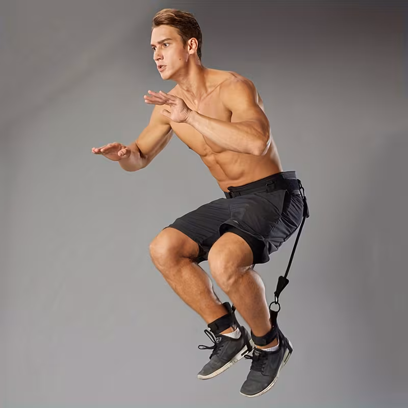 2257 – Entraîneur de Saut Vertical rouge pour Renforcer la Force des Jambes neuf – Image 17