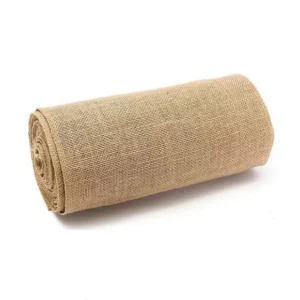 2123 – Chemin de Table en toile de Jute Vintage, 10 m neuf