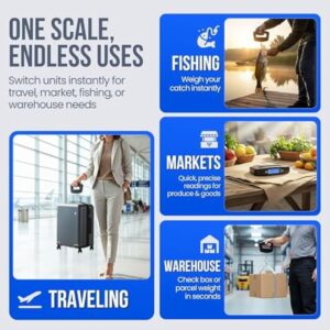 2327 –Balance à bagages numérique 50kg/10g neuve