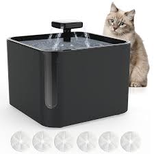 2293 – Fontaine à eau automatique noir USB 3L pour chats et chiens neuve
