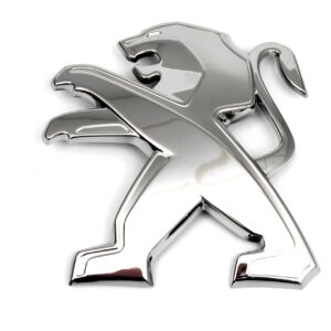 2403 – logo en métal lion pour peugeot neuf