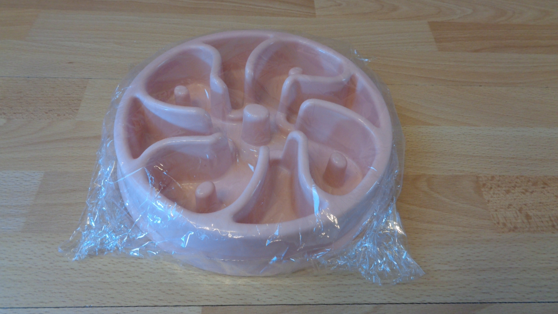 2527 – Gamelle anti-glouton rose pour chat et petit chien neuve – Image 4