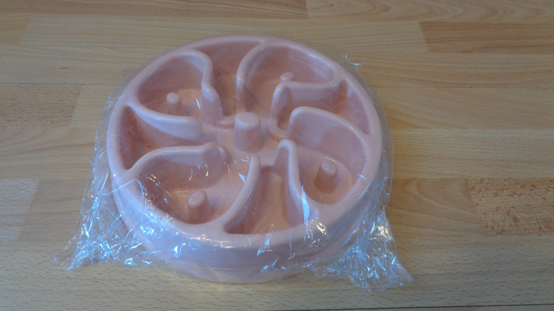 2527 – Gamelle anti-glouton rose pour chat et petit chien neuve – Image 3