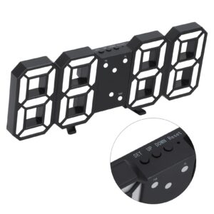 2670 – Horloge numérique 3D LED lumineuse multifonction neuve