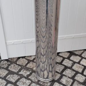 0001  C – Tube inox double paroi pour tubage cheminée D: 20 cm neuf