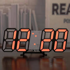 2670 – Horloge numérique 3D LED lumineuse multifonction neuve