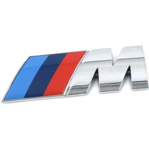 2559 – Logo ///M pour BMW 85 mm x 30 mm Chromé neuf