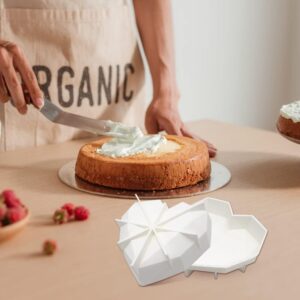2817 – Moule à Gâteau en Silicone Forme de Coeur neuf