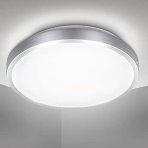 2715 – Plafonnier LED 21 cm argenté neuf