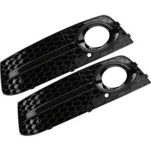 2777 – Grilles antibrouillard avant noir brillant de Style RS4 pour Audi A4 B8 neuves