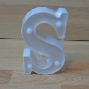 2729 – Lettre S lumineux 16 cm neuve