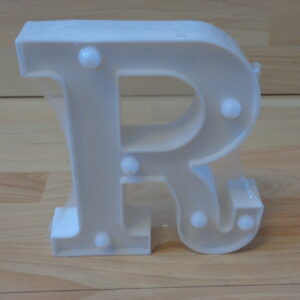 2731 – Lettre R lumineux 16 cm neuve